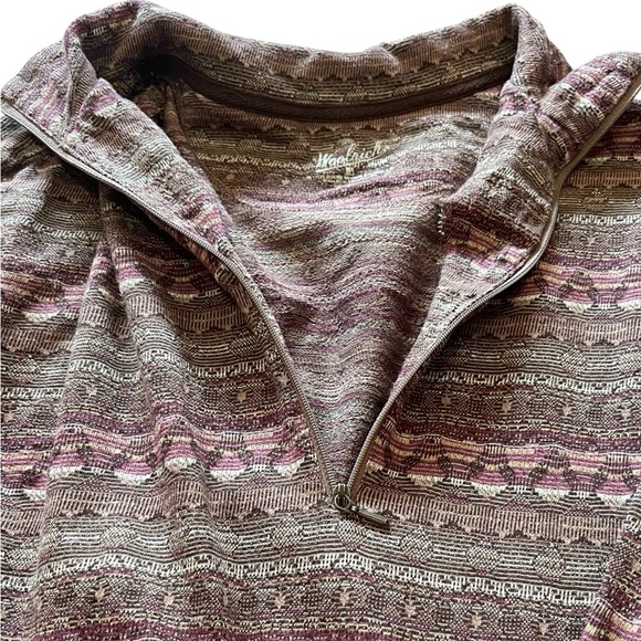 Woolrich Women’s Pullover Half Zip Boho Top Size Medium - Picture 9 of 12
